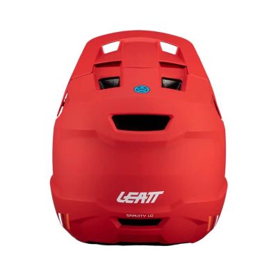 4. Kask rowerowy typu full face LEATT Helmet MTB Gravity 1.0 V24 rozmiar L, czerwony