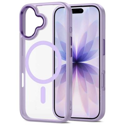 3. Etui Tech-Protect MagMat MagSafe na iPhone 17 - przezroczysto-fioletowe