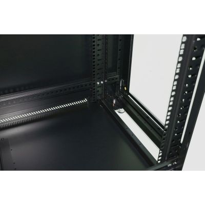 6. Extralink - szafa stojąca 19" 32U 600x800 Czarna flat-pack