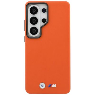 3. Etui BMW M Metal Logo MagSafe na Samsung Galaxy S26 Ultra - pomarańczowe