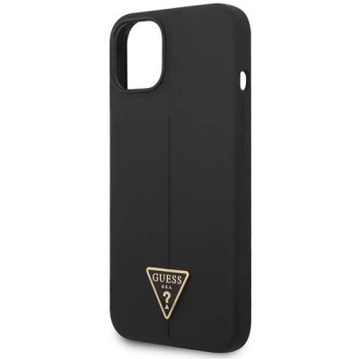 6. Etui Guess Silicone Triangle na iPhone 14 Plus - czarne