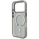 7. Etui BMW Sign Frosted IML & Metal Logo MagSafe na iPhone 18 Pro Max / 17 Pro Max - szare
