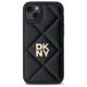 3. Etui DKNY Quilted Stack Logo na iPhone 15 Plus - czarne