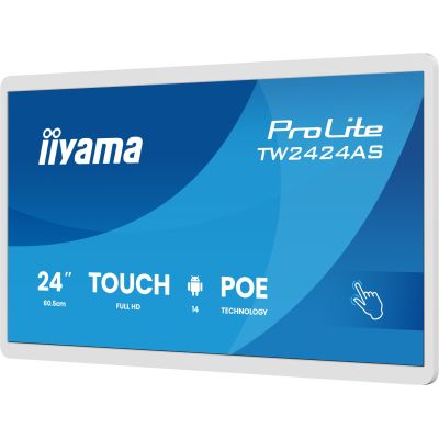 9. IIYAMA 60,5cm (23,8") TW2424AS-W3P 16:9 M-Touch USBC Android