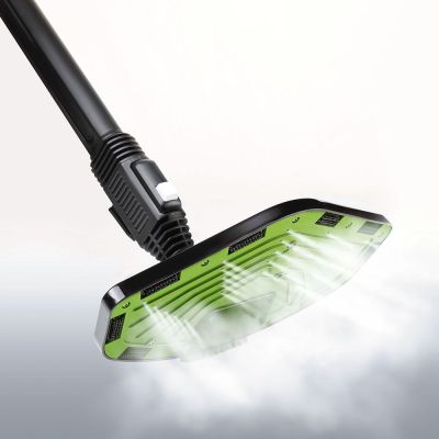 17. Odkurzacz parowy Polti Vaporetto Smart 110 Eco, Moc 1500 W, Ciśnienie pary 4 bar, Pojemność zbiornika na wodę 2 L, Biały/Zielony
