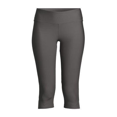 4. Legginsy treningowe damskie CASALL Capri Slit Regular Waist Tights kolor szary