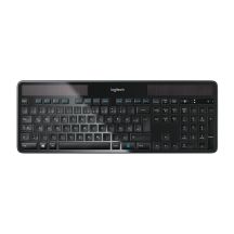 Klawiatura Logitech Wireless Solar Keyboard K750 Uniwersalne RF Wireless QWERTZ Niemiecki Czarny