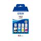 Tusze Epson 102 EcoTank Cyjan Magenta Żółty 127 ml 70 ml Atramentowy