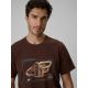 3. T-shirt regular z nadrukiem męski 4F 4FRSS26TTSHM4230-81S
