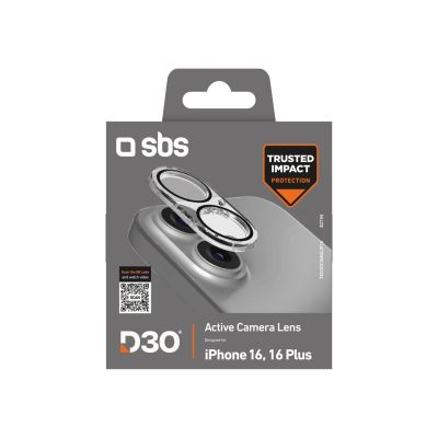 2. Szkło hartowane SBS Active Camera Lens D3O na aparat do iPhone 16 / 16 Plus