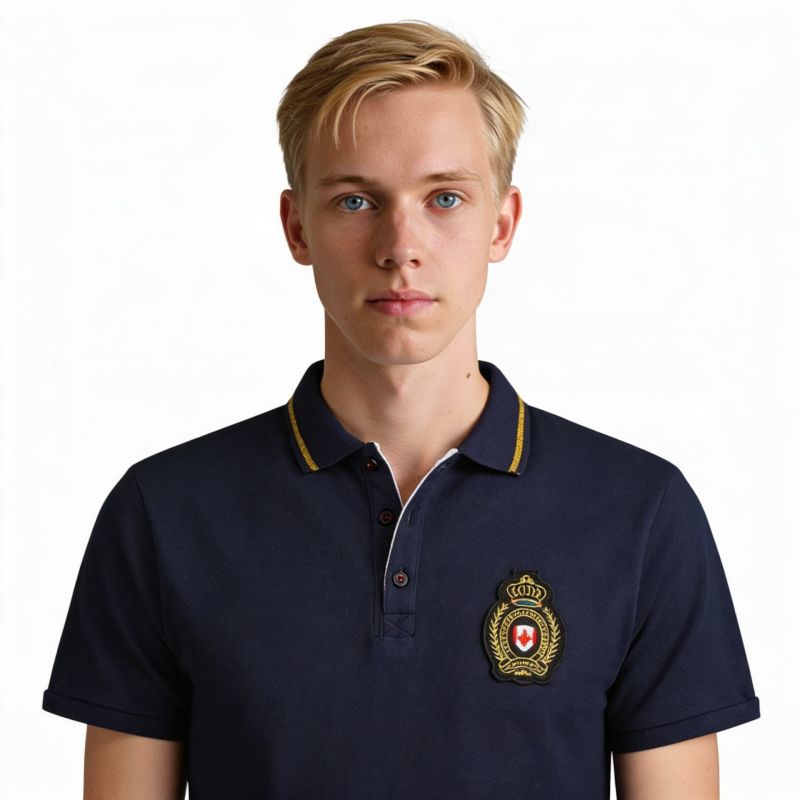 6. Koszulka polo Canadian Peak KARITEAK NAVY RM MEN 254 (RBMSX1759H/CP-MARINE)