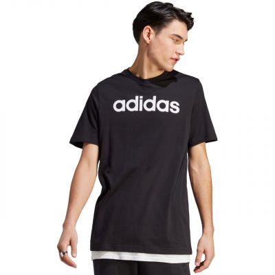 8. Koszulka adidas Essentials Single Jersey Linear Embroidered Logo Tee M IC9274