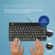 6. R-Go Tools Ergonomiczna R-Go Compact Break klawiatura, z oprogramowaniem do robienia przerw, QWERTY (UK), przewodowa, czarna