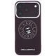 3. Etui Karl Lagerfeld Point & Choupette Sketch MagSafe na iPhone 18 Pro / 17 Pro - burgundowe