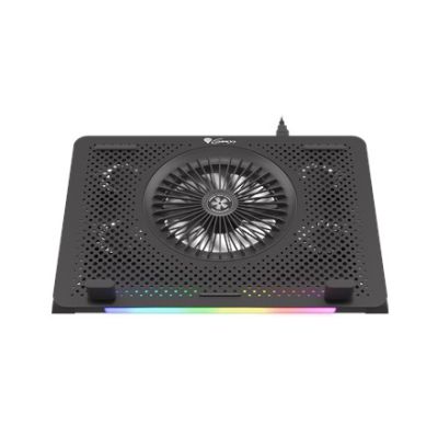 16. Podstawka chłodząca pod laptopa Genesis Oxid 450 RGB 15.6" z wentylatorem, podświetlenie, 2 USB