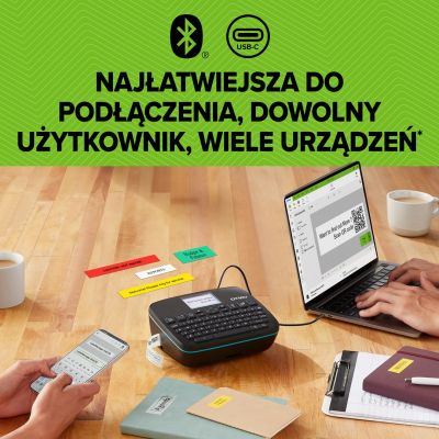15. DYMO LabelManager 640CB 6/9/12/19/24mm D1 Taśma Qwerty