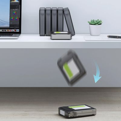 4. Etui ochronne Orico PPH-25 pudełko na 2 x HDD 2,5" - półprzezroczyste, szare