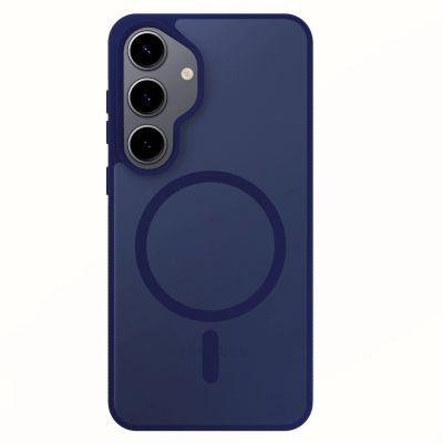 25. Etui 3mk Smoke MagCase na Samsung Galaxy S25 - niebieskie-półprzezroczyste