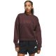 Bluza damska adidas Cozy Sweatshirt brązowa JM1794