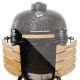 2. Kamado Bono Grande Ceramic Grill 23” Kamado barbecue/grill Wózek Węgiel drzewny (paliwo) Czarny