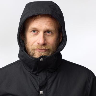 11. Kurtka zimowa outdoorowa męska Fjällräven Greenland Winter Jacket M Dark Navy granatowa (F87122-555)