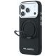 2. Etui Karl Lagerfeld Ring Stand 360 Saffiano Classic Logo MagSafe na iPhone 18 Pro Max / 17 Pro Max - czarne