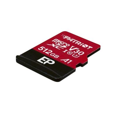 2. Karta pamięci z adapterem Patriot Memory EP Pro PEF512GEP31MCX (512GB; Class 10, Class A1, Class U3, V30; Adapter, Karta pamięci)