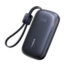 Powerbank Baseus EnerFill FC21 Qpow 3 Ultra 20000mAh 22.5W z wyświetlaczem z dołączonym kablem - czarny