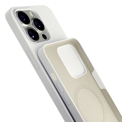 5. Etui 3mk Hardy Silicone MagCase na iPhone 14 Pro Max - białe