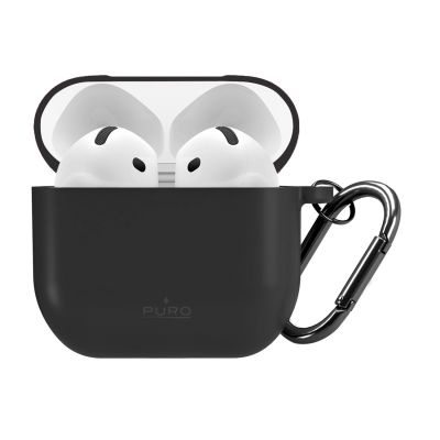 7. Etui Puro Icon na AirPods 4 - czarne