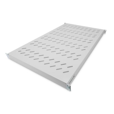 2. Digitus Półka ze zmiennymi szynami mocującymi do montażu stałego w szafach 483 mm (19")