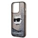 6. Etui Karl Lagerfeld Glitter Choupette Head na iPhone 14 Pro Max - czarne