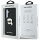 8. Etui Karl Lagerfeld Leather Monogram Pin Logo Karl Head Samsung Galaxy S25 czarny