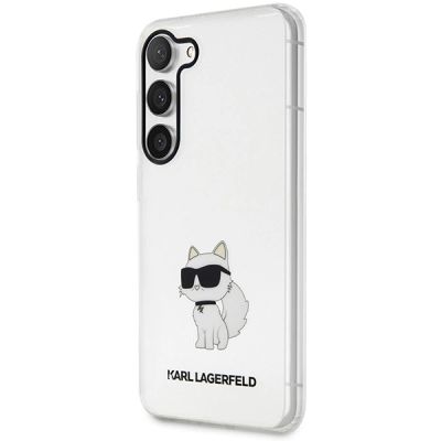 2. Etui Karl Lagerfeld Ikonik Choupette na Samsung Galaxy S23 - przezroczyste