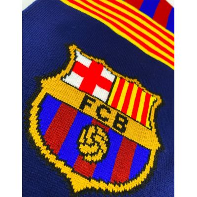 4. Szalik FC Barcelona Double Knitted Scarf N24 5004BUD17