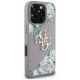 4. Etui Guess Grained Roses Big 4G logo na iPhone 16 Pro Max - fioletowe