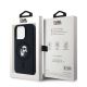 8. Etui Karl Lagerfeld Silicone Karl&Choupette MagSafe na iPhone 15 Pro - czarne