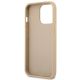 7. Etui Guess Saffiano Triangle Logo na iPhone 13 Pro / iPhone 13 - beżowe