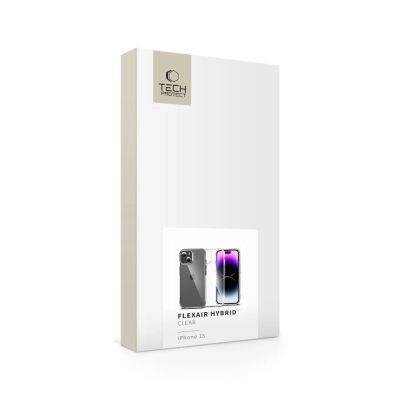 6. Etui Tech-Protect FlexAir Hybrid na iPhone 15 - przezroczyste