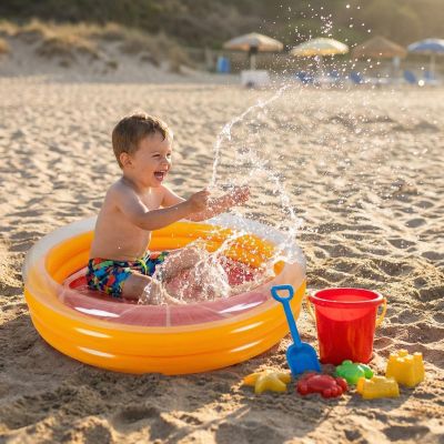 5. BASEN DZIECIĘCY 3- PIERŚCIENIOWY GRAPEFRUIT 168x38CM 51625