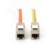 62. Moduł (gniazdo) keystone RJ45 (8P8C) kat.6A, STP,ekranowany, beznarzędziowy, stalowy, 24szt