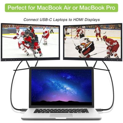 4. Techly IADAP USBC-HDMI2TY zewnętrzna karta graficzna usb 3840 x 2160 px Czarny