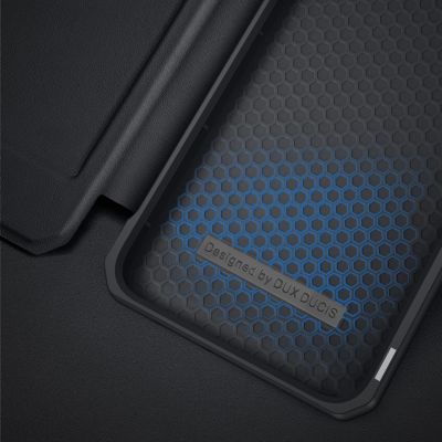 9. DUX DUCIS Skin X kabura etui pokrowiec z klapką Samsung Galaxy A73 czarny