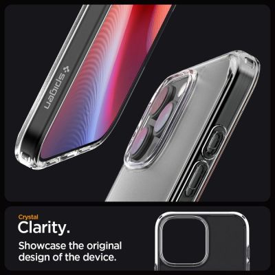 11. Etui Spigen Ultra Hybrid na iPhone 16 Pro Max - przezroczyste
