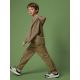 6. Bluza dresowa loose z kapturem chłopięca 4F 4FJRSS26TSWSM3051-83S