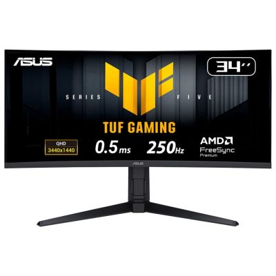 15. ASUS TUF Gaming VG34WQML5A monitor komputerowy 86,4 cm (34") 3440 x 1440 px UltraWide Quad HD LED Czarny