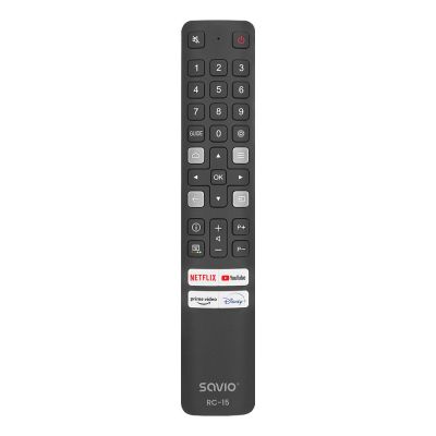 12. SAVIO PILOT UNIWERSALNY DO TV /ZAMIENNIK DO TV TCL - SMART TV RC-15
