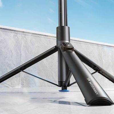 20. Premium selfie stick Wozinsky WRZP1 z automatycznie rozkładanymi nóżkami, funkcja statywu, 1,7m - czarny