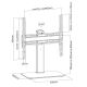 10. Equip 650611 uchwyt do telewizorów 139,7 cm (55") Czarny