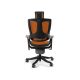 3. Fotel biurowy Wau 2 NW45 siatka mandarin/czarny